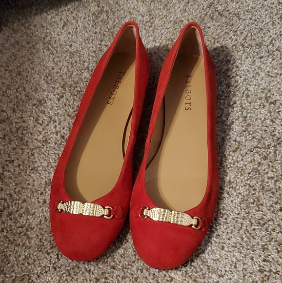Talbots Shoes - TALBOTS red flats size 8.5